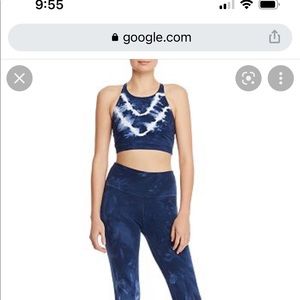 Electric & rose crop top SMALL